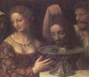 LUINI, Bernardino The Executioner Presents John the Baptist's Head to Herod (nn03) Spain oil painting artist